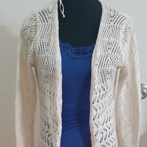 Cardigan long beige